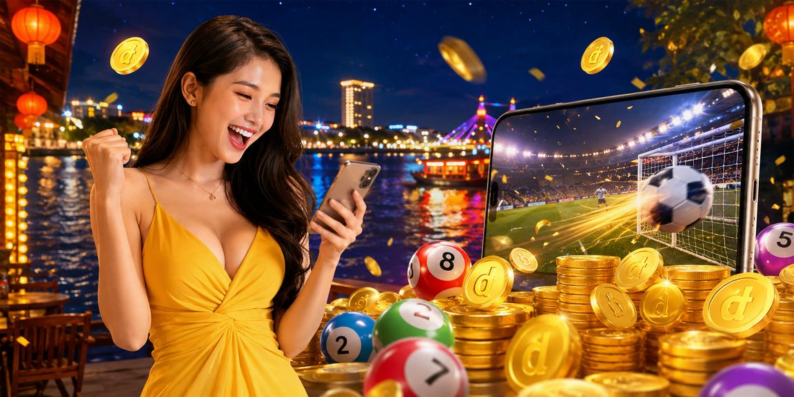 Người dùng kiểm tra kết quả xổ số và thanh toán trực tuyến tại vùng Mekong